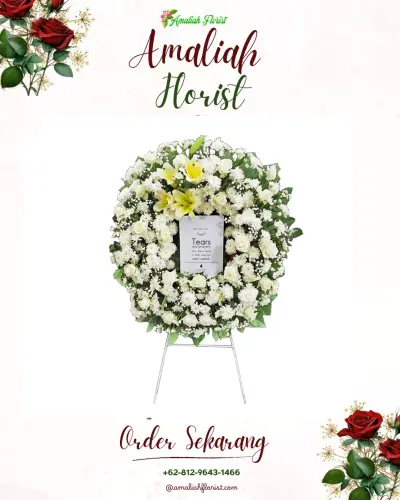 Krans Bunga Duka Cita di Dukun